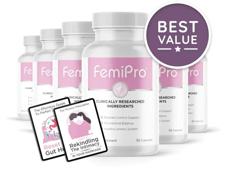 Femi Pro - Order 6 Bottles for Only $49 Each with Free Shipping and 2 Bonus eBooks – Best Offer for Bladder Health Support.